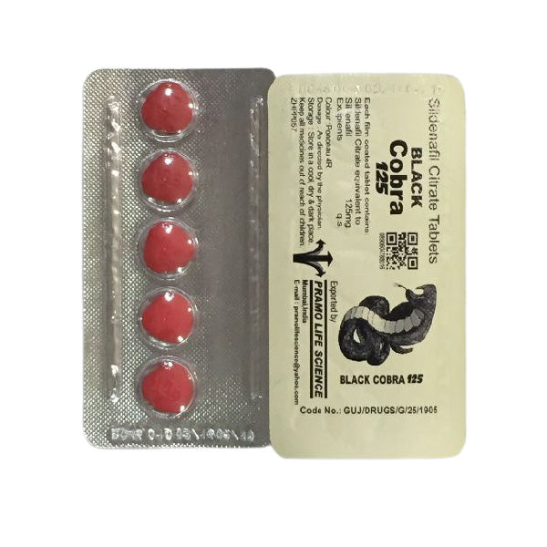 Black Cobra 125Mg Tablets In Pakistan