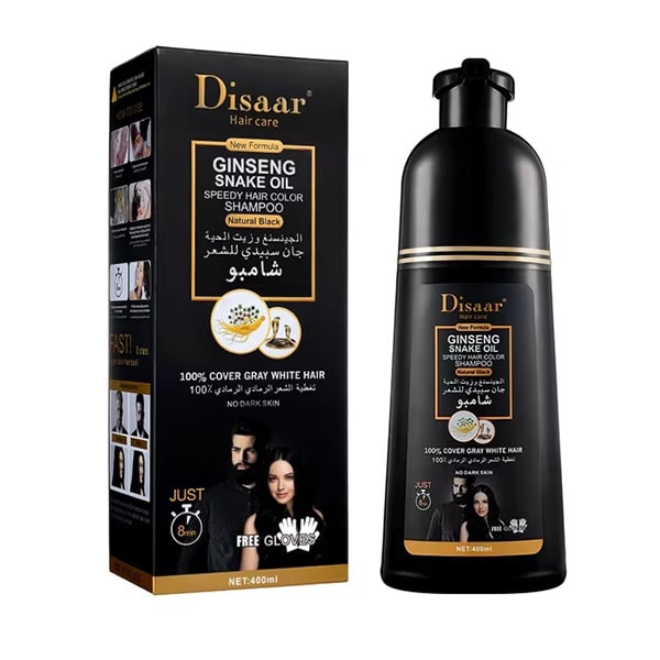 Disaar Ginseng Snake Oil Hair Color Shampoo - 03265721280